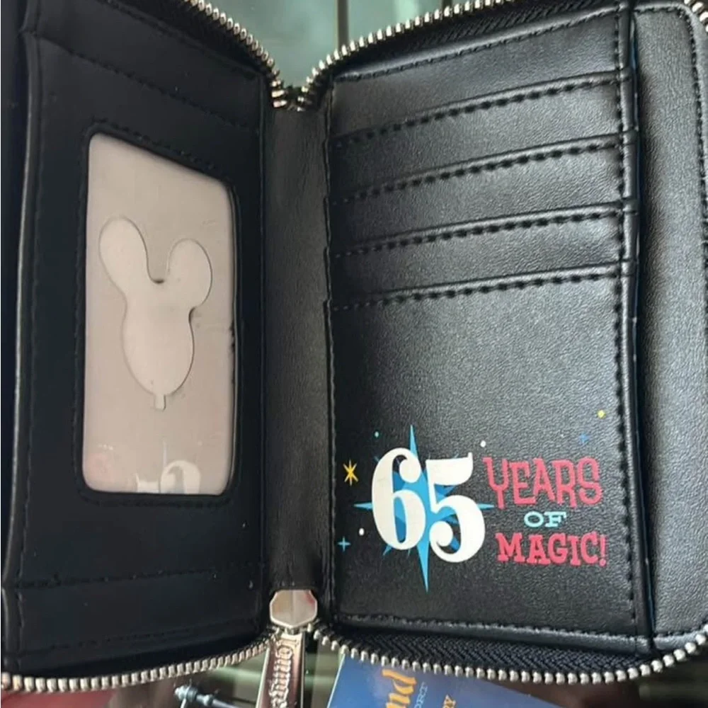 Disneyland Resort 65th anniversary Loungefly Wallet New - Picture 2 of 3